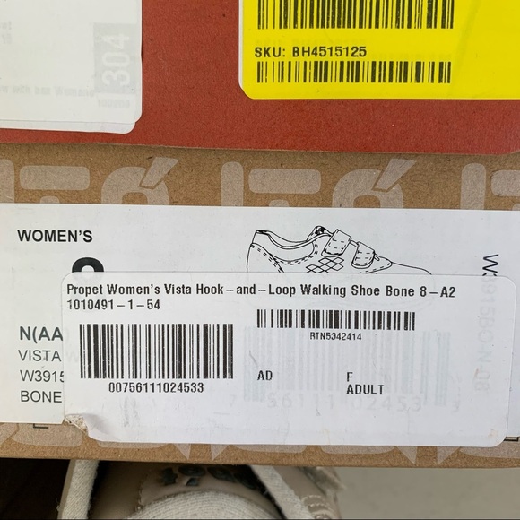 Propet Vista bone leather sneakers Women’s size US 8 N Narrow width - Picture 8 of 9